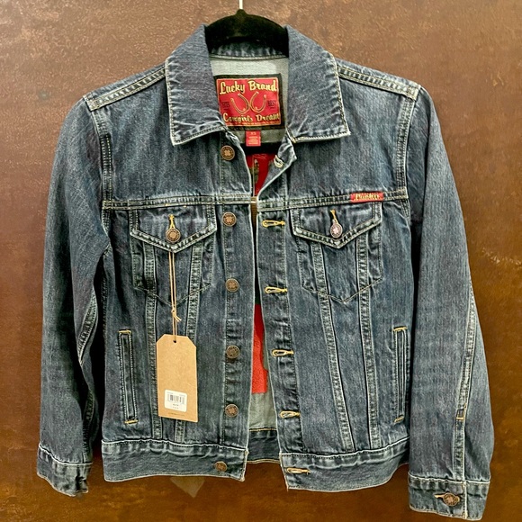 NWT:: Lucky Brand “Not My First Rodeo” Embroidered Jean Jacket XS - Picture 3 of 3